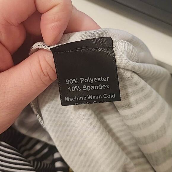 Mondo Guerra Optic Print Bodycon Dress Black White Project Runway RARE SZ M - Picture 6 of 7